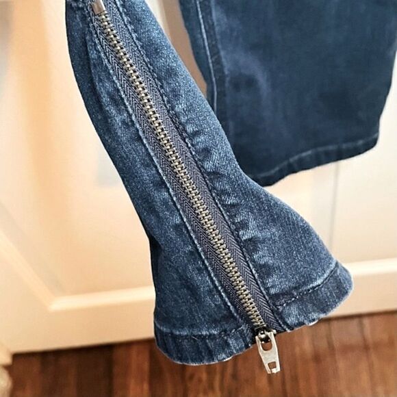 Chicos So Slimming Skinny Jeans Ankle Side Zip 4 (Chicos Size 0) - Picture 5 of 11